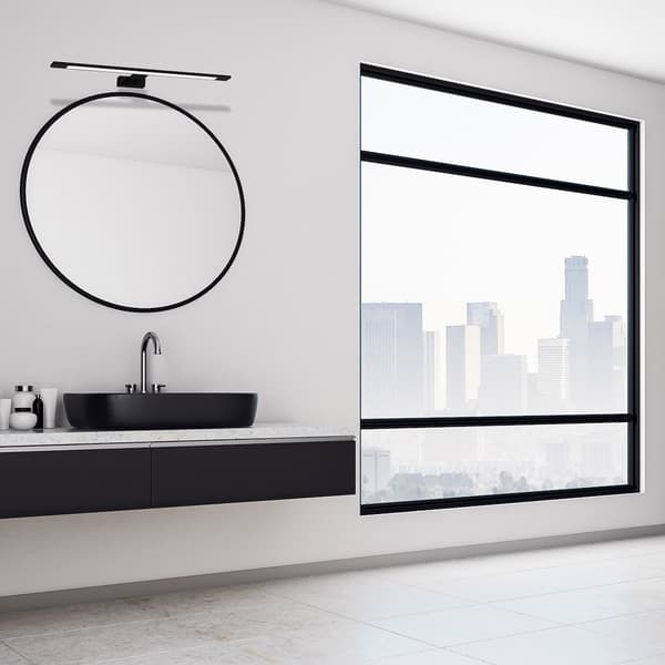 VÆGLAMPE SHINE IP44 LED SORT MILAGRO ML5570