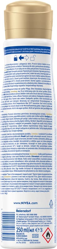 NIVEA Black & White silkeblød antiperspirant spray 250 ml