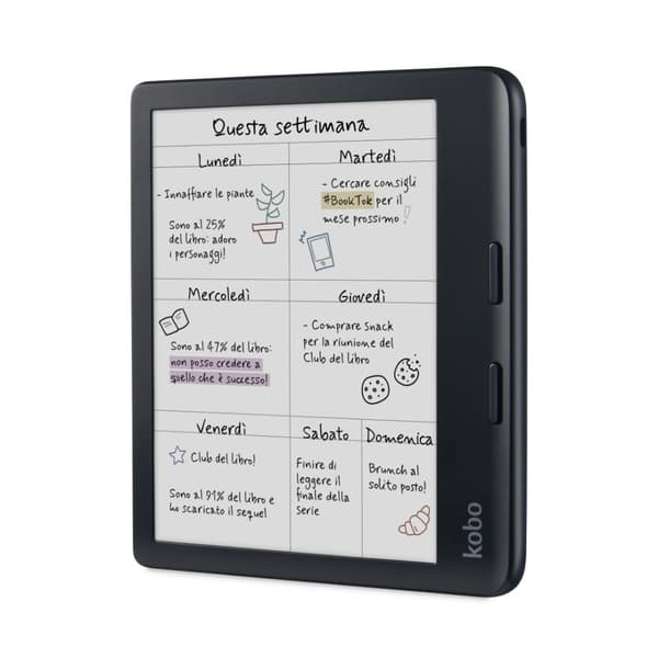 Kobo Libra Color 7" e-boksläsare, EInk Kaleido 3, 32GB