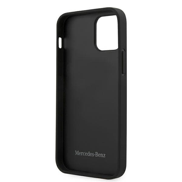 Mercedes MEHCP12SLSSBK iPhone 12 mini 5.4 sort/sort hårdt cover Strap Line