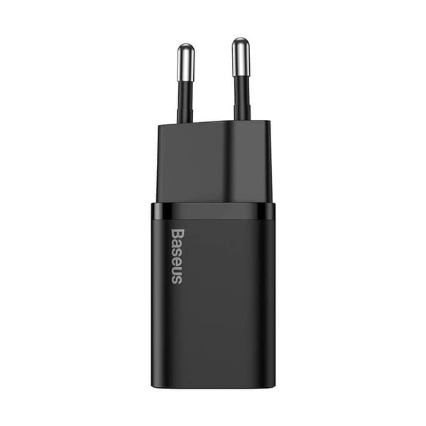 Baseus Super Si Hurtigoplader 1C 20W Vægoplader (Sort)