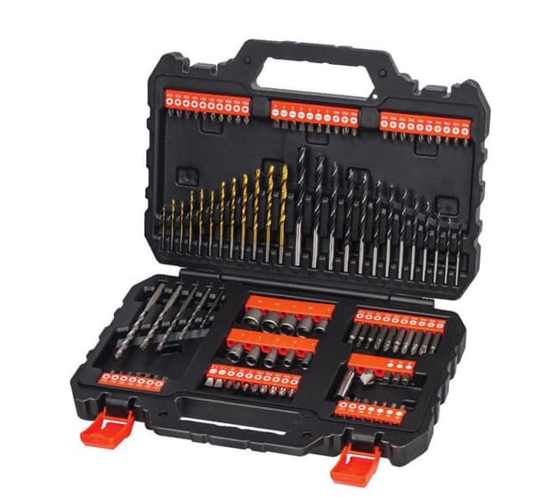 BLACK + DECKER TILLBEHÖRSSET 109 delar.