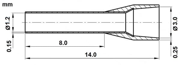 KAAPELIholkki TUL-0,75/8/DIN-G*P100