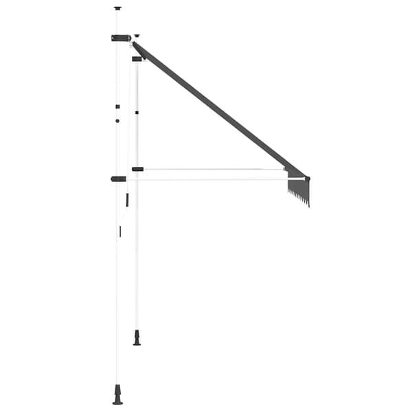 vidaXL manuel rullemarkise, 250 cm, antracit