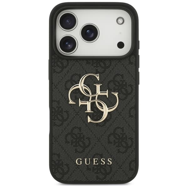 Guess 4G Big Logo - iPhone 17 Pro -kotelo (musta)