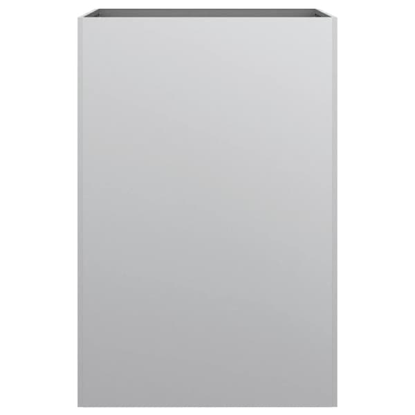 vidaXL Kruka, Silver, 52x48x75 cm, Galvaniserat stål