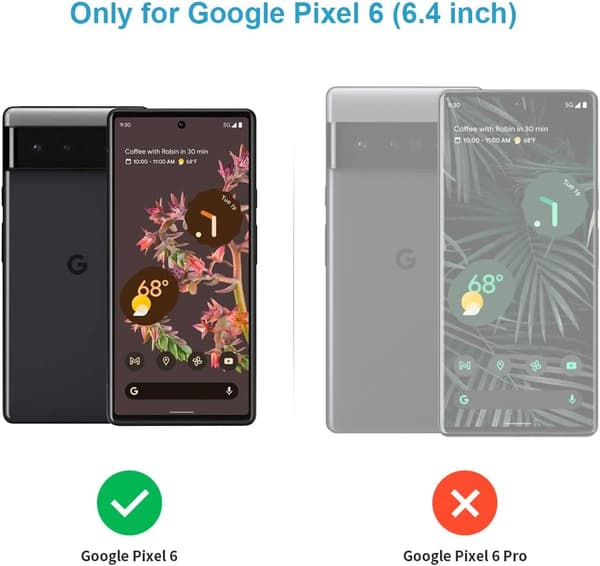 FODRAL TILL GOOGLE PIXEL 6 STÄNGT ROSA FLIK