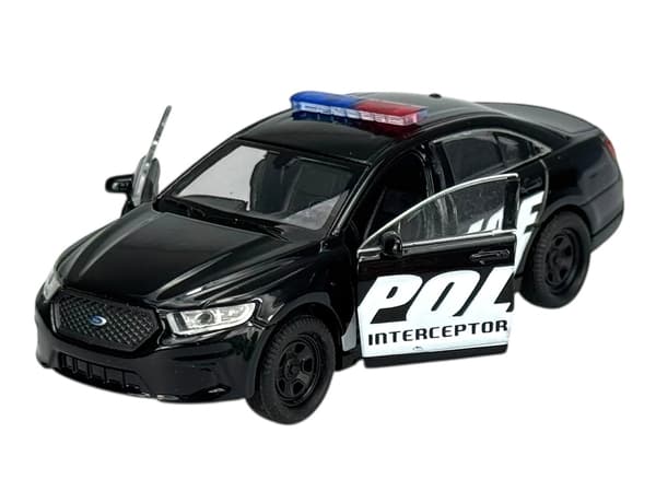 Welly Ford Polis Interceptor Svart 1:34 43671
