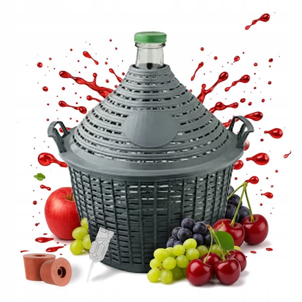 Pullo korissa Gąsior Dymion 20L Korkki + Putki Lasinen käymispullo