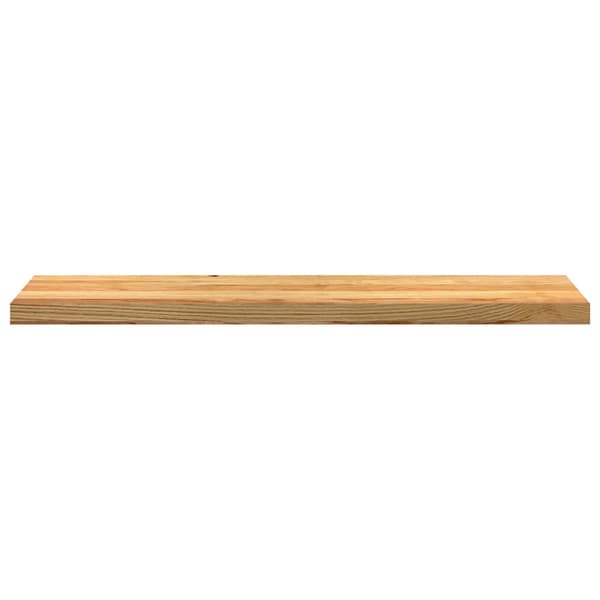 vidaXL trappetrin, 4 stk. brun 110x30x2 cm massivt egetræ