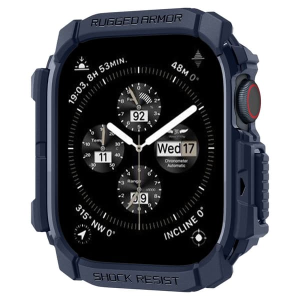 SPIGEN RUGGED ARMOR APPLE WATCH 10 (46 MM) MARINBLÅ