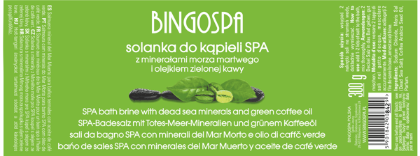 SPA-badelage med Dødehavsmineraler og grøn kaffeolie