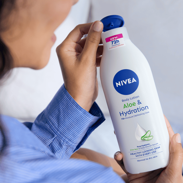 NIVEA Kropsbalm Aloe og fugtighed 400ml