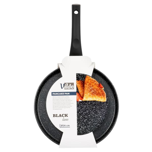 Granit pandekagepande BLACK LINE 26 cm