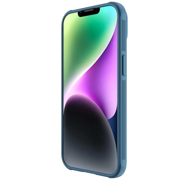 Nillkin CamShield Pro Magnetisk Etui iPhone 14 Plus Kameracover Blå (med MagSafe)
