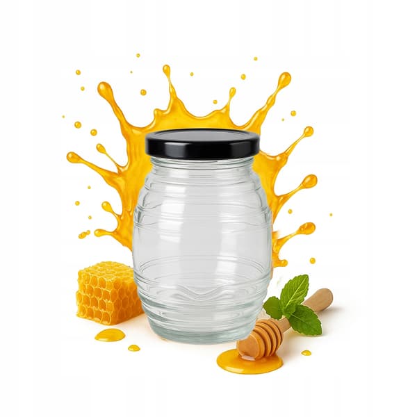 20x UL glaskrukker 100 ml til honningmarmelade, gave til bryllup, glasflasker