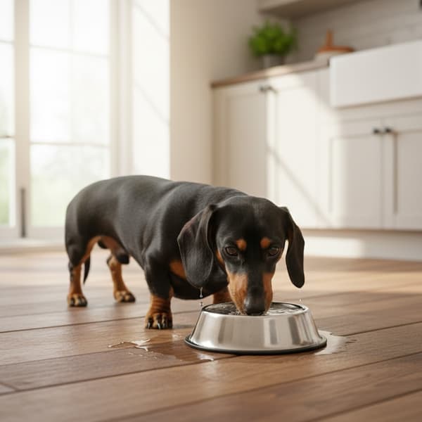 PetJet metalskål til hunde og katte, til foder og vand, skridsikker, 350 ml