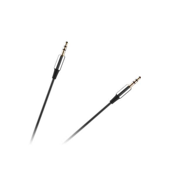 Rebel kabel jack 3,5 mini jack AUX 1m audio spiralledning