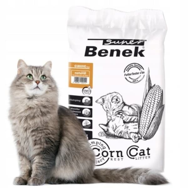 Super Benek Naturlig Majsstrøelse 35 l / 22 kg