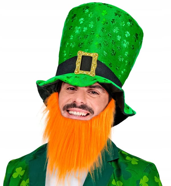 Hatt med skägg Leprechaun Irländsk leprechaun St. Patrick's Day