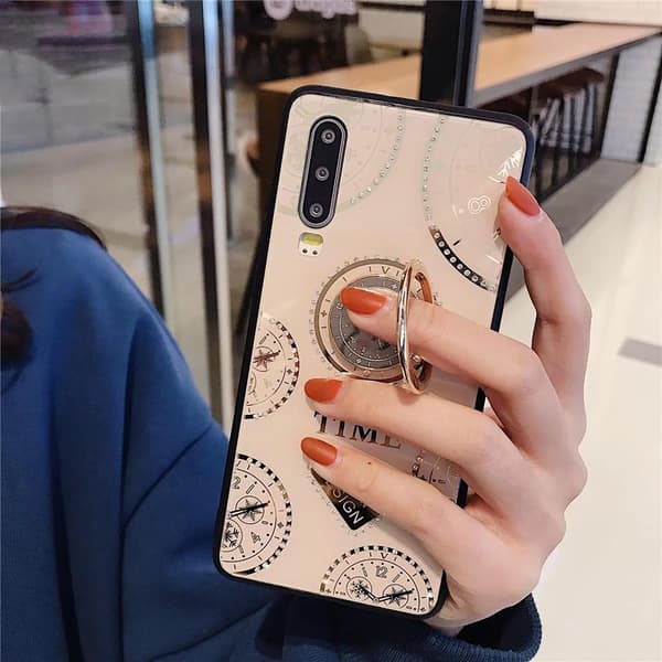 GLAS GULD PINK ETUI TIL IPHONE X/XS 6,5' 360