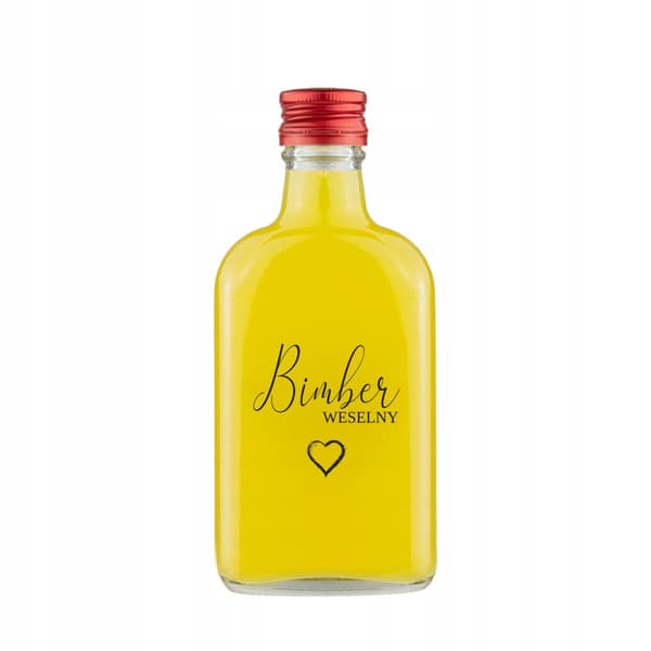 200ml pensel med tryck BRÖLLOP MÅNSKEN Bröllopspresent 0,2l