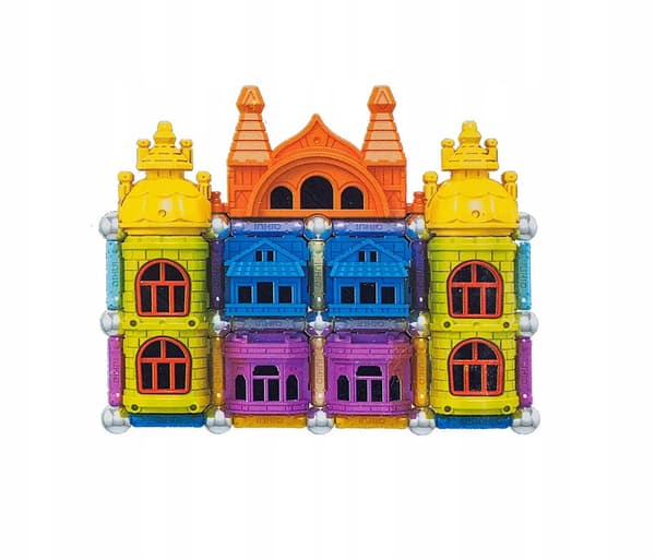 MAGNETISK BLOCKS LITEN SLOTT 60 BITAR