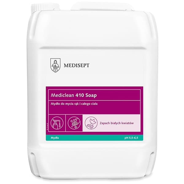 Mediclean 410 Sæbe 5l Flydende sæbe til hånd- og kropsvask
