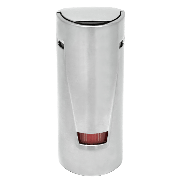 RONSON VOLCANO CHROME SATIN 4 JET-tändare med cigarrstans