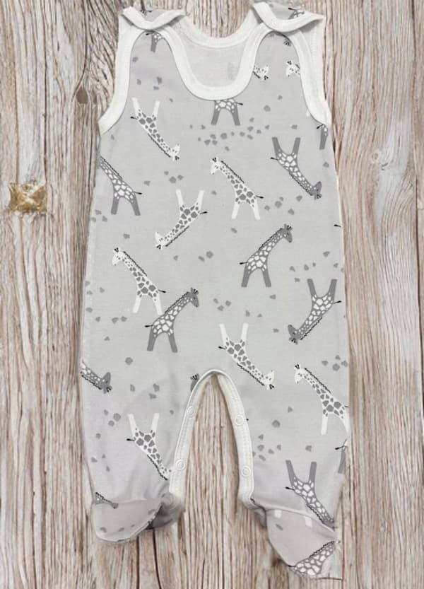 ROOMMASSES 62 Babypyjamas 100% bomull Giraff