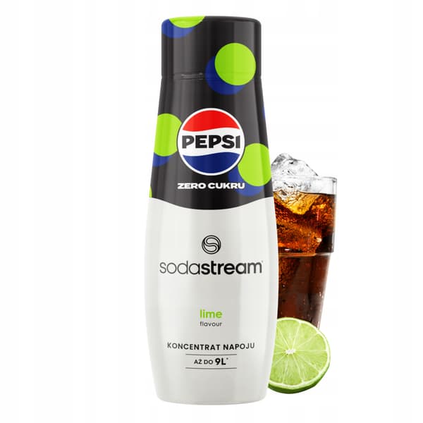 Sodastream-siirapit 2x Jäätee Sitruuna + PepsiMax Mango + PepsiMax Lime