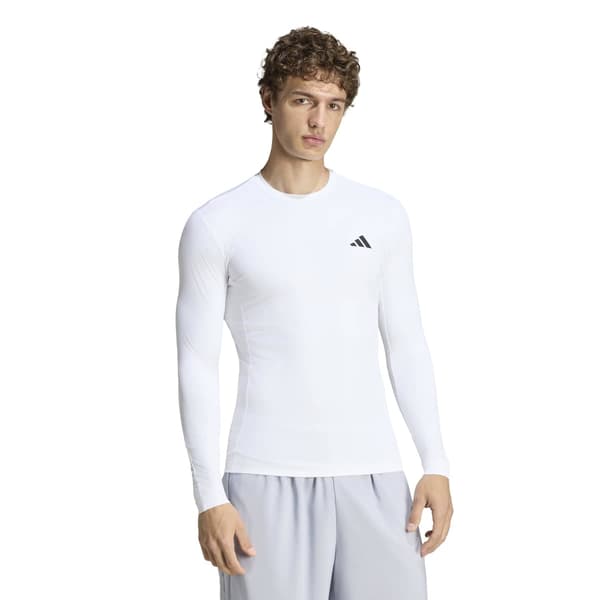 Herr träningströja med lång ärm adidas POWER ESSENTIALS vit KA4373 r L