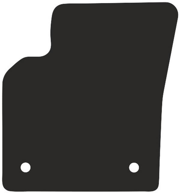 Polyamid førermåtte til Volvo V50 kombi 2004-2012 med gummibagside