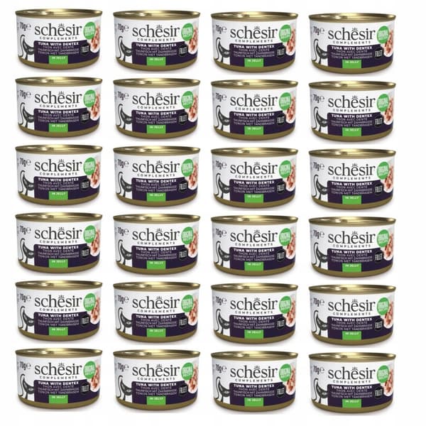 SCHESIR Oceanic Adult vådfoder til katte 24 x 70 g tun