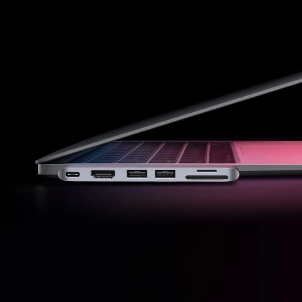 HUB Ugreen CM380 2xUSB C - HDMI/2xUSB 3.0/SDTF/USB C PD - grå