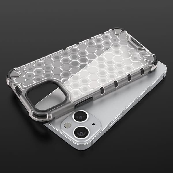 Honeycomb Armored Case med Gelram iPhone 13 Mini Blå