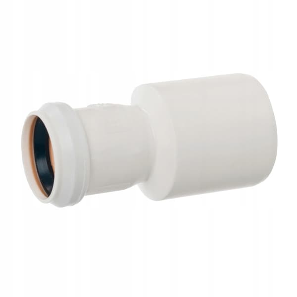 TYCNER Reducering 50mm/32mm Rak Vit 080