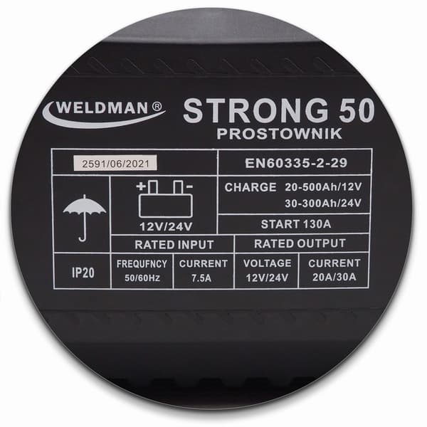 WELDMAN STRONG 50 ENSRETTER MED STARTER 12V/24V