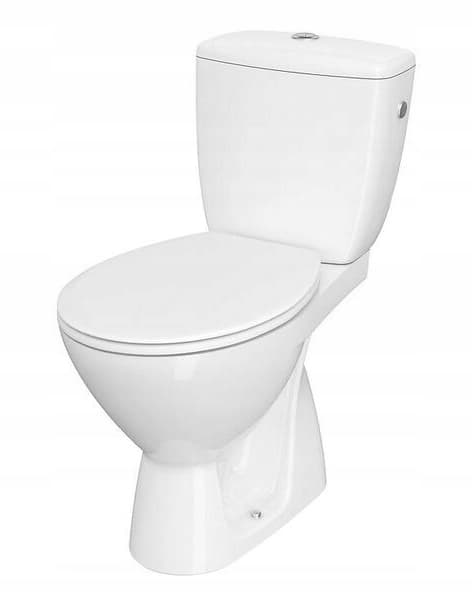 WC kompakt vit toalettsits med sits KASKADA 3/6 L