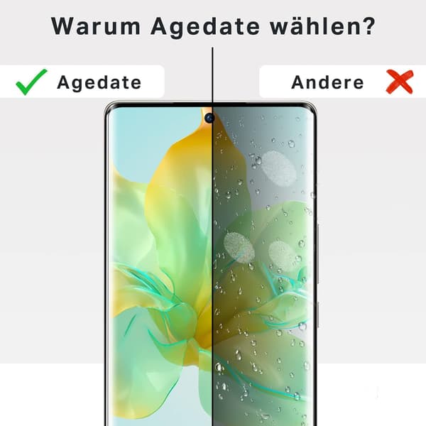 2x 9H Hærdet glas til Honor 80 med sorte buede strimler, holdbare