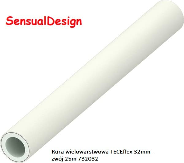 TECEflex flerskiktsrör 32mm - 25m rulle 732032