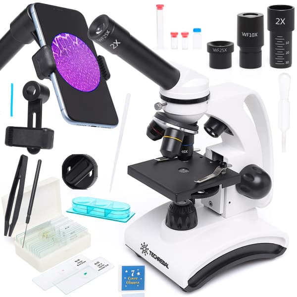 Techrebal BioVision 2000x biologisk mikroskop