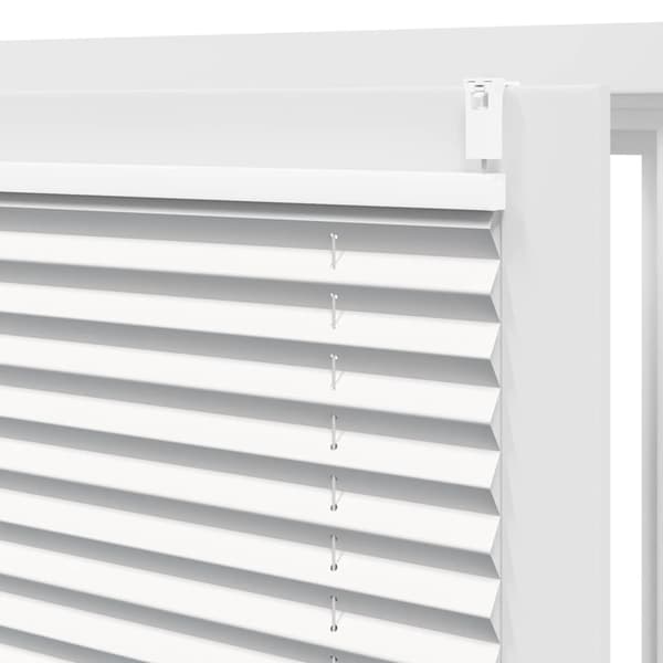 Plisserad rullgardin, vit (60x125cm)