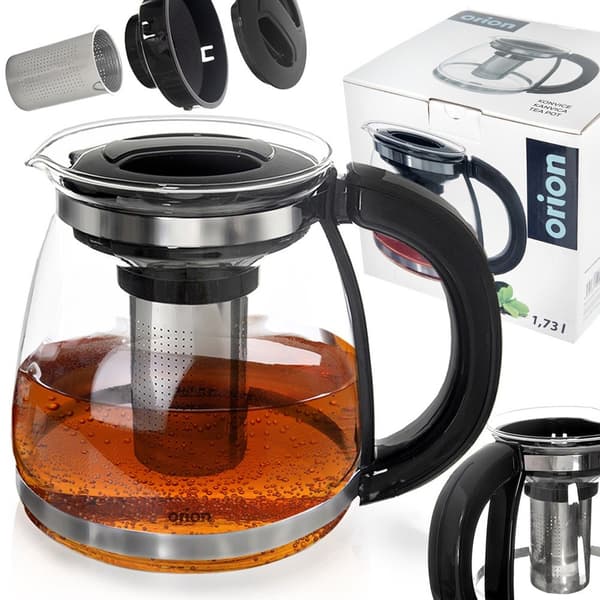 Varmebestandig glaskande med teinfuser, 1,73 l