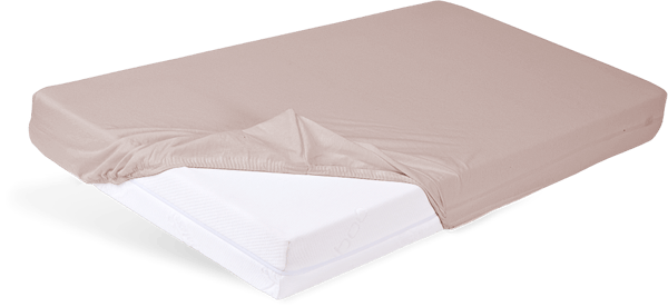 Bomuldslagner 60x120x10 Glat med elastiske nuancer i lyserøde nuancer