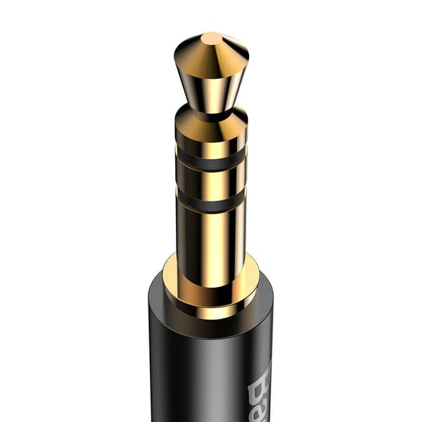 Baseus Yiven USB-C til 3,5 mm mini-jack lydkabel 1,2 m (sort)