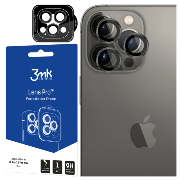 Apple iPhone 13 Pro/13 Pro Max - 3mk Linsskydd Pro Grafitgrå