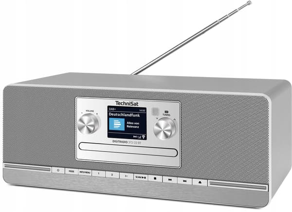Radio TechniSat INTERNET CD DAB+ FM BT USB 2×5 W DIGITRADIO 372 silver