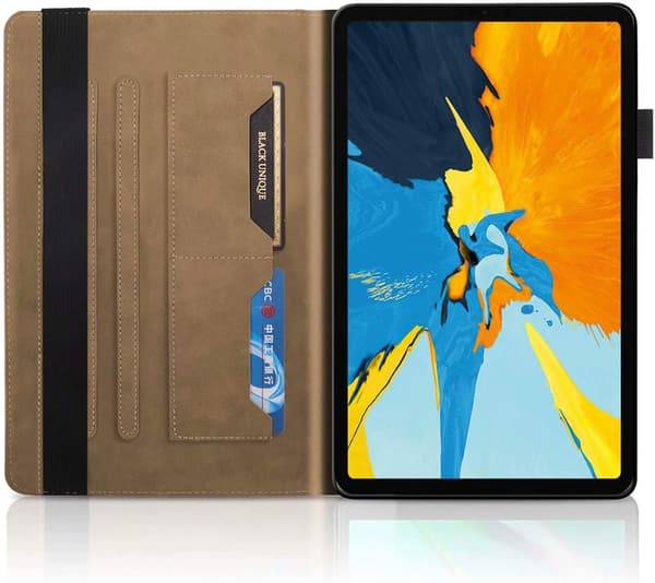 VIKBART FODRAL TILL APPLE IPAD AIR 4 10,9" BRUN SOLID STYLUS