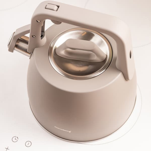 STÅLKEDEL MED FLØJTE 2,5L KLAUSBERG KB-7916